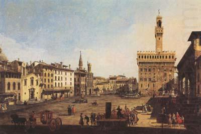 Bernardo Bellotto Piazza della Signoria in Florence (mk08) china oil painting image
